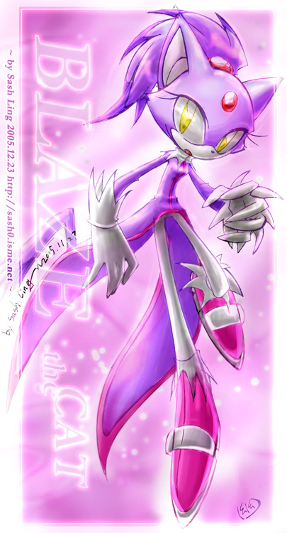 anthro biped clothed clothing female footwear hair leggings legwear light_clothing light_leggings light_legwear monotone_clothing monotone_leggings monotone_legwear ponytail purple_body purple_clothing shoes solo tail white_clothing white_leggings white_legwear yellow_eyes sash0 ziyoling sega sonic_the_hedgehog_(series) blaze_the_cat domestic_cat felid feline felis mammal character_name cool_colors purple_theme