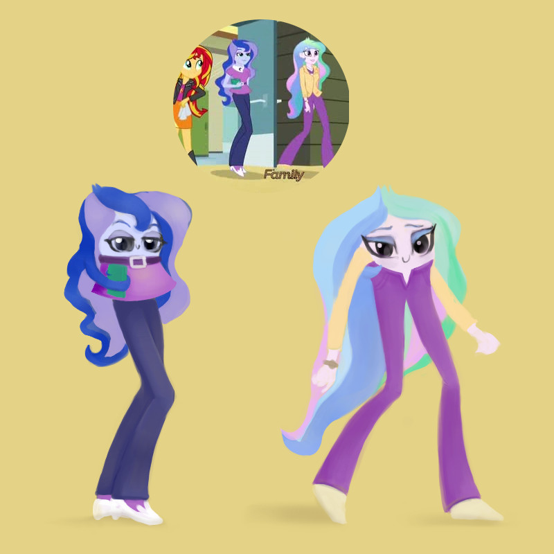 female group prehensile_hair what why ptptpt equestria_girls hasbro my_little_pony princess_celestia_(eg) princess_luna_(eg) human mammal 1:1 sibling_(lore) sister_(lore) sisters_(lore)