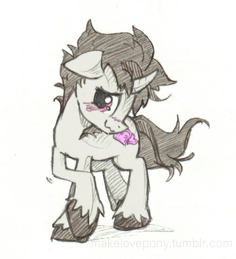 blush heart_symbol male mylove solo skutchi hasbro makelovepony my_little_pony fan_character equid equine horse mammal pony colored