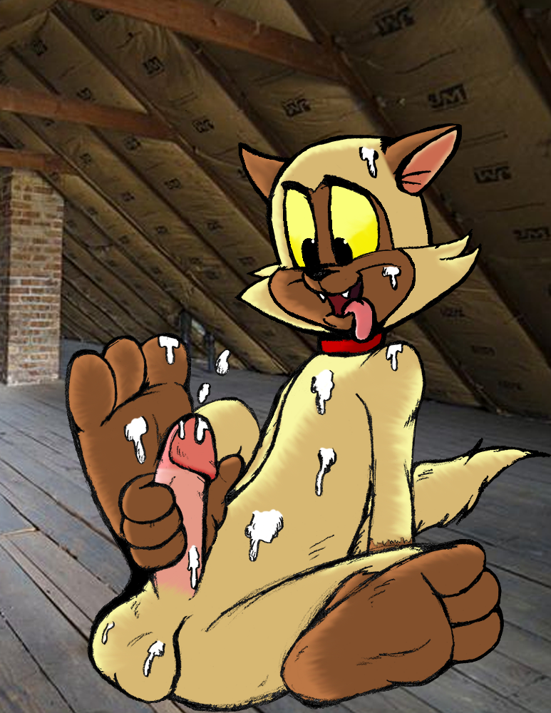 3_toes 4_fingers anthro arm_support attic balls bent_legs black_eyes black_nose bodily_fluids brown_body brown_ears brown_fur cheek_tuft circumcised collar collar_only cum cum_covered cum_drip cum_on_balls cum_on_body cum_on_face cum_on_penis cumshot dripping dripping_penis ears_outwards ejaculation erection facial_markings facial_tuft fangs feet feet_up fingers foot_fetish foot_focus foot_on_penis foot_play fur genital_fluids genitals gloves_(marking) head_markings humanoid_feet humanoid_genitalia humanoid_heel humanoid_penis knees_bent leg_markings looking_pleasured male markings mask_(marking) masturbation messy multicolored_body multicolored_fur nude open_mouth paws penis photo_background pink_penis pivoted_ears plantigrade pose raised_tail red_collar sitting small_fangs smile socks_(marking) soles solo tail tan_balls tan_body tan_fur teeth toes tongue tongue_hanging_out tongue_out tuft two_tone_body two_tone_fur yellow_sclera djonskin toonpimp bunnicula_(series) chester_(bunnicula) domestic_cat felid feline felis mammal siamese colored digital_drawing_(artwork) digital_media_(artwork) mixed_media photography_(artwork) pinup shaded