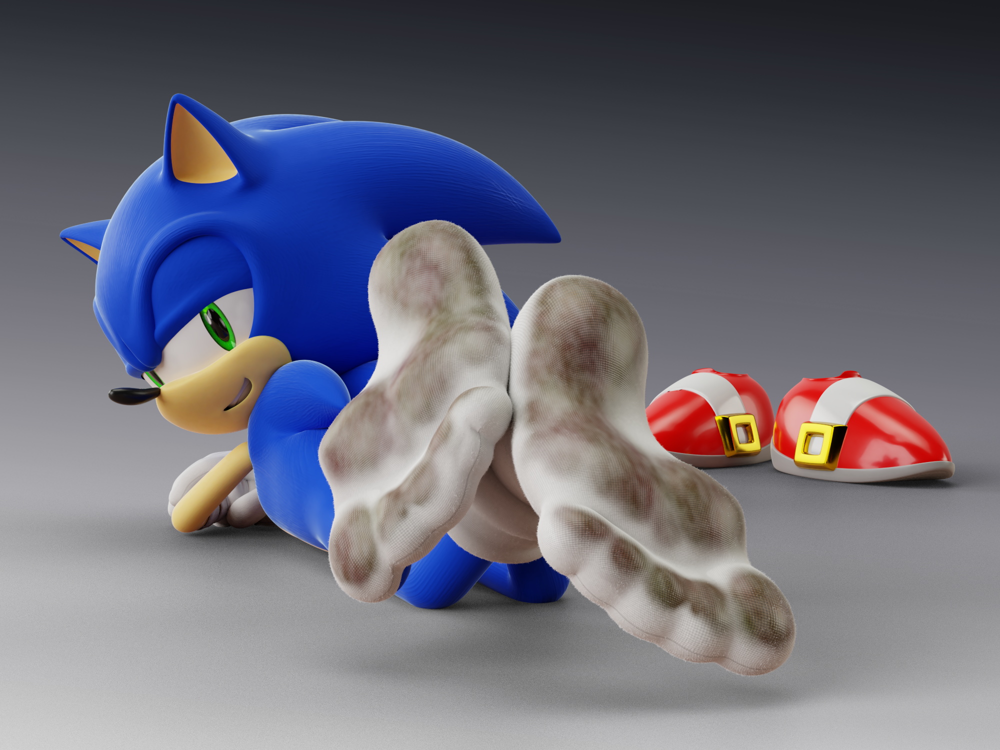 Sonic feet porn