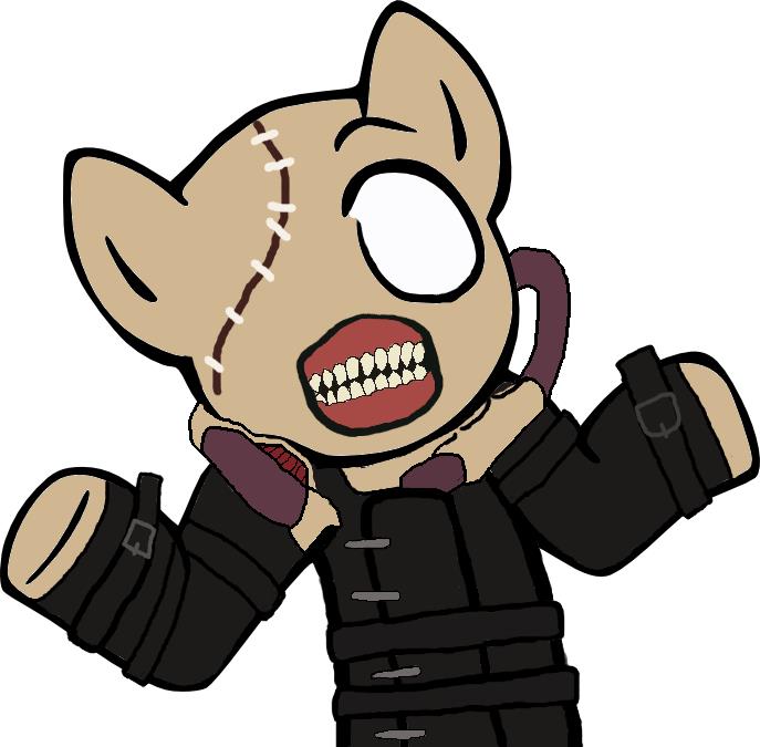 alternate_species fangs gesture i_dunno_s.t.a.r.s.! looking_at_viewer male ponification shrug solo teeth what_has_magic_done what_has_science_done unknown_artist capcom hasbro my_little_pony resident_evil nemesis_(resident_evil) bow_experiment_(resident_evil) equid equine flesh_creature horse humanoid mammal monster monstrous_humanoid pony t-virus_mutant_(resident_evil) tyrant_(resident_evil) undead zombie crossover