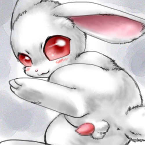 anus blush male penis solo box_xod lagomorph leporid mammal rabbit 1:1 2015 censored low_res mosaic_censorship