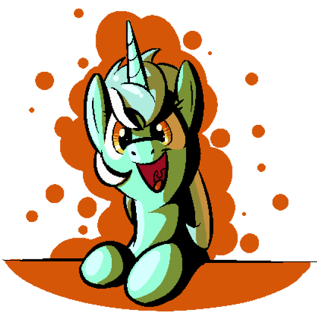 abstract_background ambiguous_gender feral fur green_body green_fur green_horn green_mane horn looking_at_viewer mane open_mouth open_smile red_tongue smile smiling_at_viewer solo tongue uvula yellow_eyes braeburned friendship_is_magic hasbro my_little_pony mythology lyra_heartstrings_(mlp) equid equine mammal mythological_creature mythological_equine unicorn 1:1 2013 aliasing bust_portrait cel_shading digital_drawing_(artwork) digital_media_(artwork) paint_tool_sai_(artwork) portrait shaded female_(lore)