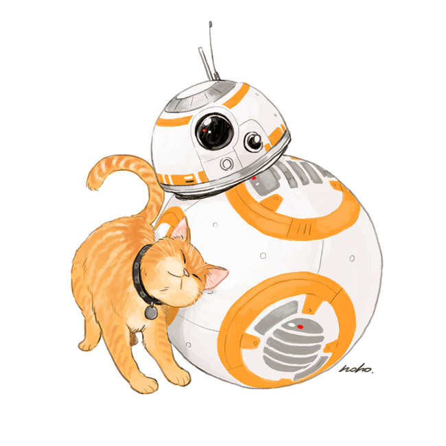 border collar duo eyes_closed feral fur happy looking_at_viewer machine male_non-humanoid_machine non-humanoid_machine simple_background striped_body striped_fur stripes tail tan_body tan_fur tan_tail transparent_border what whiskers white_background noho star_wars bb-8 astromech_droid ball_robot bb-series_astromech_droid domestic_cat felid feline felis mammal robot 1:1 2016 alpha_channel