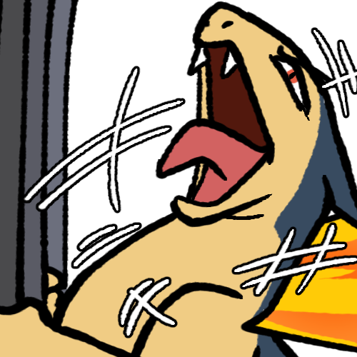 ambiguous_gender angry cell_bars emote feral fire humor solo blitzdrachin conditional_dnp let_me_in nintendo pokemon generation_2_pokemon pokemon_(species) typhlosion 1:1 alpha_channel low_res meme