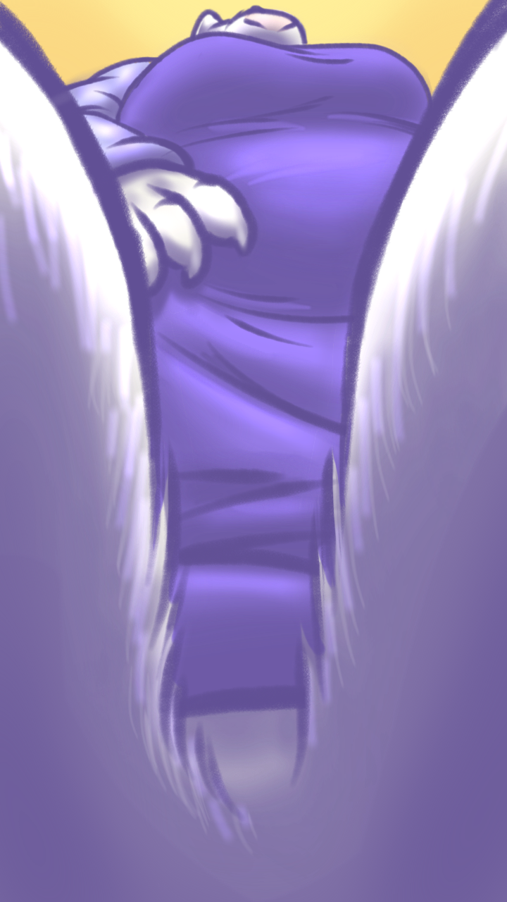 anthro belly between_toes breasts feet female fur low-angle_view micro micro_pov solo toes underfoot white_body white_fur worm's-eye_view silverscarf undertale_(series) toriel boss_monster_(undertale) bovid caprine goat mammal 2017 9:16 hi_res