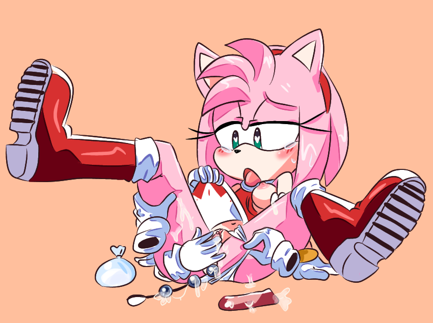 anal_beads anthro bodily_fluids clothing condom cum dress female genital_fluids group sex_toy sexual_barrier_device tears vibrator tenshigarden third-party_edit sega sonic_the_hedgehog_(series) amy_rose eulipotyphlan hedgehog humanoid mammal color_edit colored