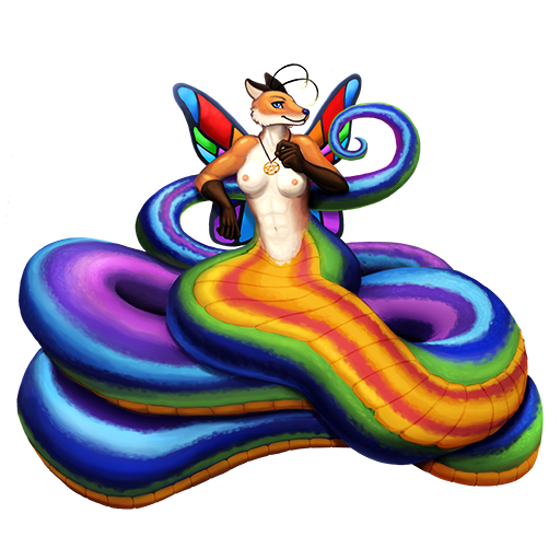 antennae_(anatomy) apode breasts female insect_wings legless lepidopteran_wings rainbow serpentine simple_background solo split_form transparent_background wings aokibengal alynna canid canine draconcopode fairy fox hybrid lamia mammal reptile scalie snake 1:1 alpha_channel