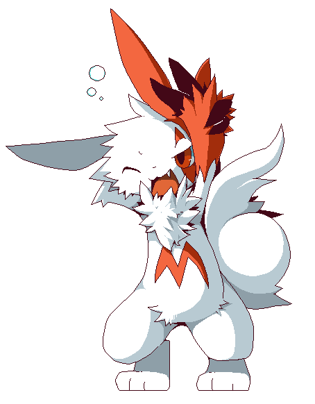 3_toes ambiguous_gender bubble claws crouching fangs feet feral fur gesture hand_gesture happy markings one_eye_closed open_mouth red_eyes red_markings simple_background solo standing teeth toes tongue transparent_background v_sign white_body white_fur wink shin_(artist) nintendo pokemon generation_3_pokemon pokemon_(species) zangoose alpha_channel digital_media_(artwork) pixel_(artwork)