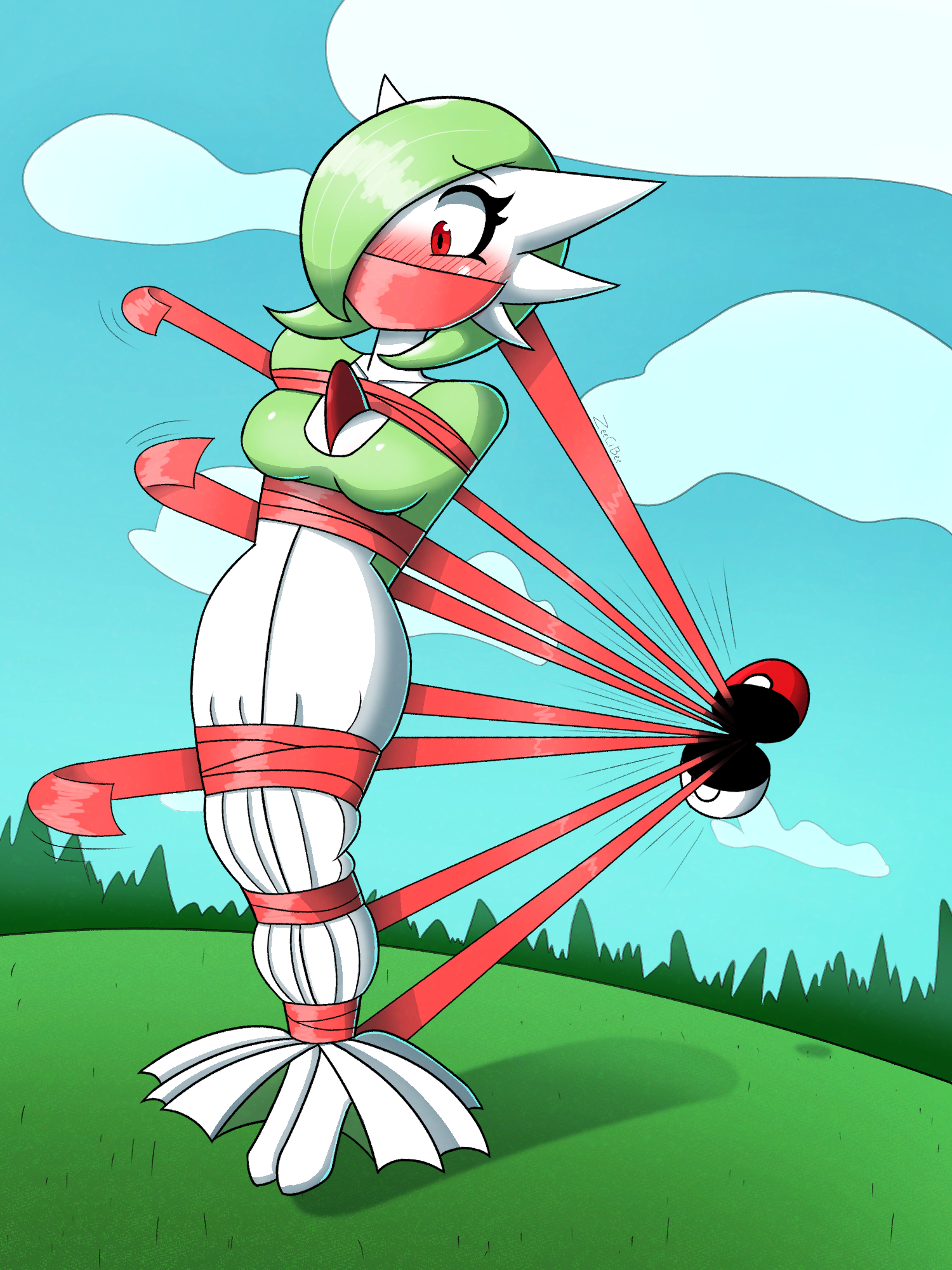 Gardevoir tied up