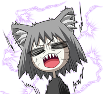 angry anime_style black_clothing black_topwear chibi clothing eyes_closed grey_hair hair inner_ear_fluff male motion_lines open_mouth scar sharp_teeth shocked short_hair solo teeth topwear tuft takashi_takeuchi melty_blood tsukihime type-moon neco-arc_chaos animal_humanoid cat_humanoid felid felid_humanoid feline feline_humanoid humanoid mammal mammal_humanoid neco_spirit alpha_channel low_res official_art shaded simple_shading thumbnail