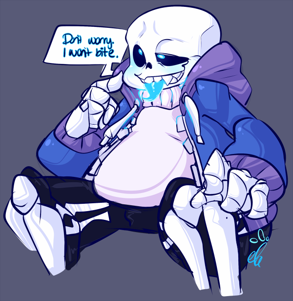 bone glowing male not_furry simple_background skeleton slightly_chubby solo nerfocalypse undertale undertale_(series) sans_(undertale) animated_skeleton humanoid undead