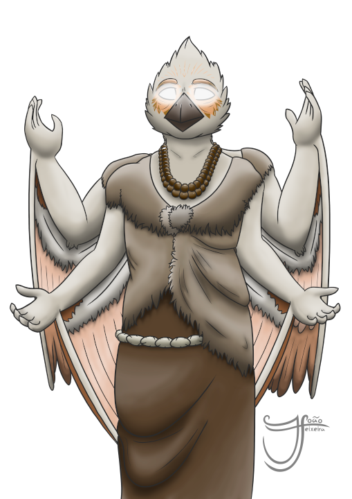 4_wings aboriginal anthro beads fur_coat hand_wings male multi_wing solo sprite_art wings lands_of_fire parnuen avian bird coraciiform kingfisher kookaburra alpha_channel