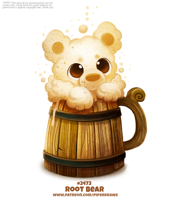 ambiguous_gender beverage brown_eyes bubble container cup feral foam root_beer simple_background soda solo stein tan_body text white_background piper_thibodeau animate_inanimate bear mammal 2019 digital_media_(artwork) digital_painting_(artwork) english_text painting_(artwork) url