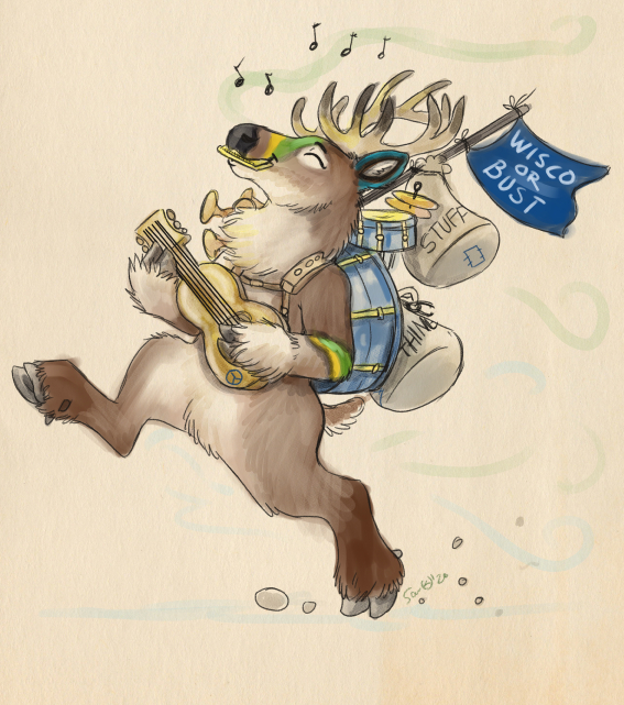 acoustic_guitar anthro antlers bass_drum bike_horn cymbals drum eyes_closed flag guitar harmonica hi-hat horn male multicolored_body musical_instrument musical_note musical_symbol one-man_band percussion_instrument plucked_string_instrument simple_background snare_drum solo string_instrument symbol text wind_instrument caribou_(artist) deer mammal new_world_deer reindeer 2020 digital_media_(artwork) signature