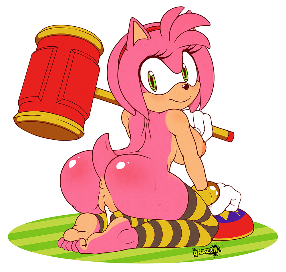 Sexy Amy Rose The Hedgehog Naked HD