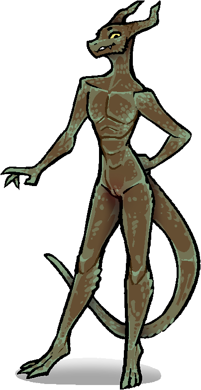 3_toes 4_fingers animal_genitalia anthro biped feet fingers genital_slit genitals horn male simple_background smile solo tail toes transparent_background jam_(artist) scalie alpha_channel