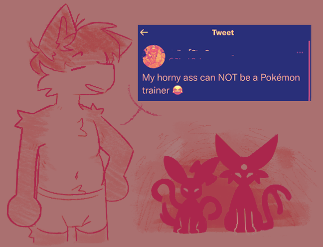 ambiguous_gender anthro bestiality clothing duo feral fur group interspecies joke_art male nude pokephilia shadow silhouette smile tail text trio tweet underwear lustinhell nintendo pokemon twitter scott_(golde) canid canine canis eeveelution espeon generation_2_pokemon generation_6_pokemon mammal pokemon_(species) sylveon wolf english_text meme