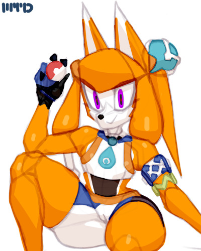 anthro armlet belly black_belly bottomwear camel_toe clothing cosplay countershade_torso countershading crop_top crossover_cosplay dark_body ears_up female flat_chested glistening glistening_body gloves gym_leader handwear jewelry machine necklace orange_body pokeball purple_eyes raised_leg shirt shorts sitting snout solo squish thick_thighs tight_clothing topwear white_face wide_hips marthedog nintendo pokemon inessa_lebedeva nessa_(pokemon) android canid canine canis domestic_dog husky mammal nordic_sled_dog robot spitz 2019 4:5 crossover low_res