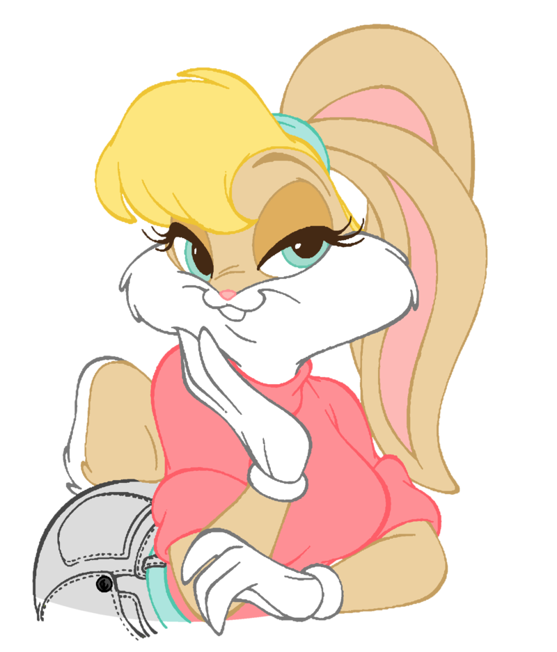 anthro blonde_hair clothing female fur gloves green_eyes hair handwear long_ears short_hair solo white_body white_fur bobguthrie looney_tunes warner_brothers lola_bunny lagomorph leporid mammal rabbit alpha_channel