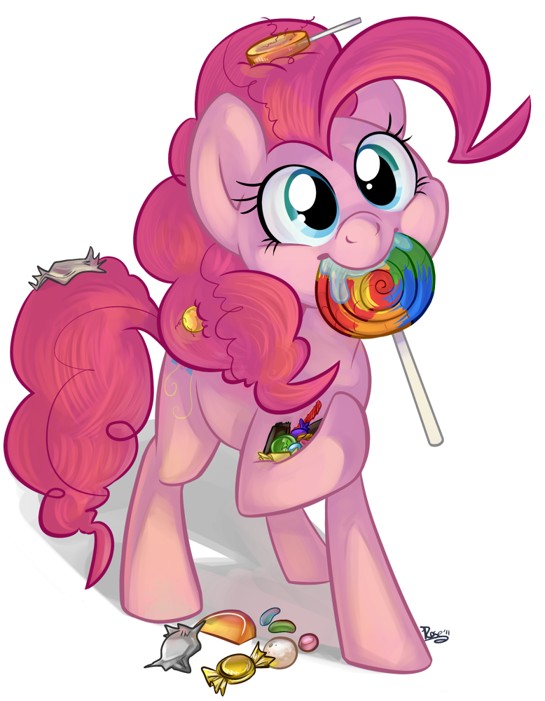 blue_eyes bodily_fluids candy cutie_mark dessert drooling eyelashes female feral food lollipop looking_at_viewer quadruped saliva solo tail wrapper ponee friendship_is_magic hasbro my_little_pony pinkie_pie_(mlp) earth_pony equid equine horse mammal pony 2011 alpha_channel