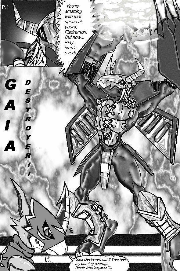 anthro armor battle_helmet black_body claws clothed clothing comic_panel dialogue duo energy_ball evil_grin fight fighting_pose grin hair headgear helmet horn horned_helmet machine male male/male melee_weapon muscular muscular_male pose power_armor screaming simple_background size_difference smile smug_face smug_grin speech_bubble text weapon wings bandai_namco digimon mythology blackwargreymon digimon_(species) dragon flamedramon humanoid mythological_creature mythological_scalie scalie black_and_white comic english_text monochrome