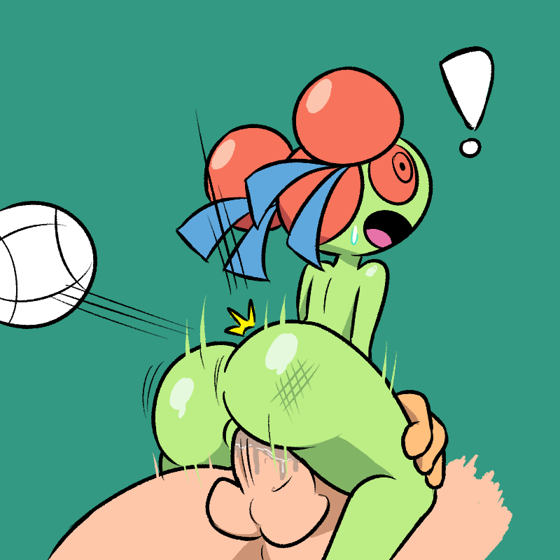 anthro anthro_penetrated ball balls big_butt biped bodily_fluids butt cowgirl_position duo erection exclamation_point faceless_character faceless_human faceless_male female female_focus female_on_human female_on_top female_penetrated from_front_position genital_fluids genitals green_background human_on_anthro human_penetrating human_penetrating_anthro interspecies male male/female male_on_anthro male_on_bottom male_penetrating male_penetrating_female on_bottom on_top open_mouth penetration penile penile_penetration penis penis_in_pussy red_eyes sex simple_background solo_focus sport vaginal vaginal_fluids vaginal_penetration volleyball volleyball_(ball) bluejr scalie_schoolie calli_(scalie_schoolie) amphibian frog human mammal red-eyed_treefrog tree_frog 1:1