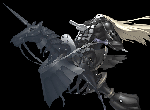 ambiguous_gender armor blonde_hair bulletproof_vest duo hair melee_weapon not_furry polearm spear weapon shigenori_soejima atlus megami_tensei megami_tensei_persona sega castor equid equine horse humanoid mammal persona_(species)