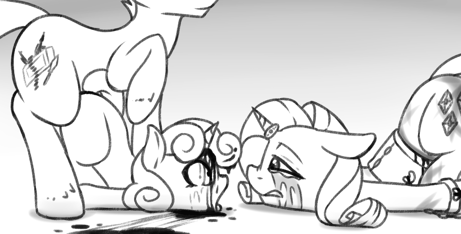 abuse bent_over blood bodily_fluids bound chain chained dead_eyes death female feral forced forced_to_watch gore group horn looking_at_another magic_suppression male male/female necrophilia penetration rape sex simple_background snuff tears trio white_background young young_female young_feral fearingfun friendship_is_magic hasbro my_little_pony mythology rarity_(mlp) sweetie_belle_(mlp) equid equine horse mammal mythological_creature mythological_equine pony unicorn animated short_playtime