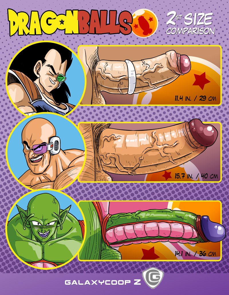 bald black_hair chart circumcised dragon_ball_(object) foreskin genitals group hair humanoid_face humanoid_genitalia humanoid_penis humanoid_pointy_ears male measurements not_furry penis penis_chart pointy_ears galaxycoopz dragon_ball penis_lineup nappa piccolo raditz humanoid mammal namekian saiyan