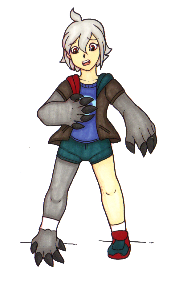 5_fingers 5_toes anthro bare_legs barefoot black_claws bottomwear breasts claws clothed clothing eyelashes feet female fingers footwear forced forced_transformation front_view grey_body grey_hair grey_scales hair hoodie hotpants looking_at_hand lust_transformation mental_transformation mid_transformation open_mouth pupils red_eyes scales shirt shoes short_hair shorts simple_background socks solo species_transformation spread_legs spreading standing teeth toe_claws toes tongue topwear torn_clothing transformation transformation_through_technology white_background white_body white_skin worried worried_look ivanks human lizard mammal reptile scalie