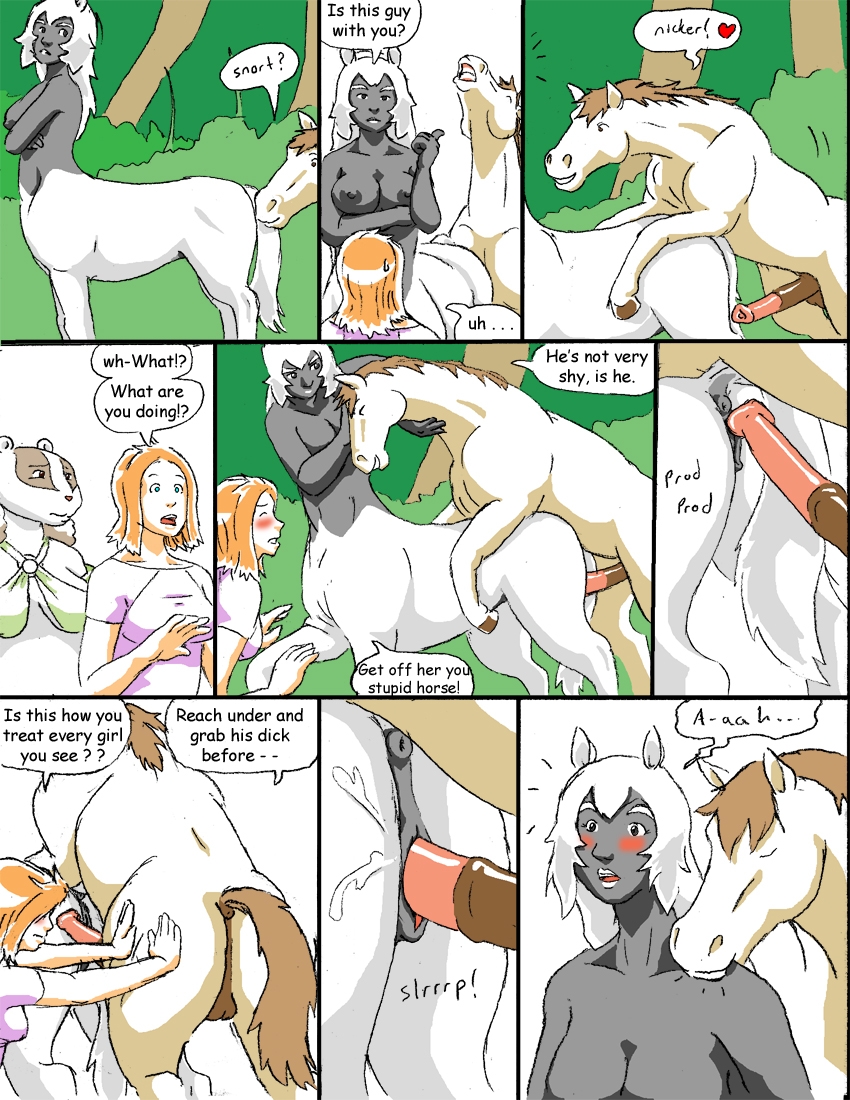 Horse Sex Comic - peeing girl comic porn