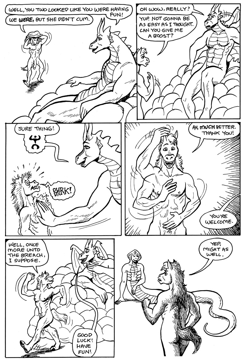 anthro apode big_penis clothing dialogue female flat_chested genitals group imminent_sex larger_female legless lying magic magic_user male male/female muscular nude on_side penis serpentine size_difference smaller_male text trio undressing karno here_there_be_dragons mythology gustav_(here_there_be_dragons) oracle_ruzuya zashy draconcopode dragon equid equine horse mammal mythological_creature mythological_scalie naga reptile scalie snake 2024 black_and_white comic digital_drawing_(artwork) digital_media_(artwork) english_text hatching_(art) line_art monochrome shaded