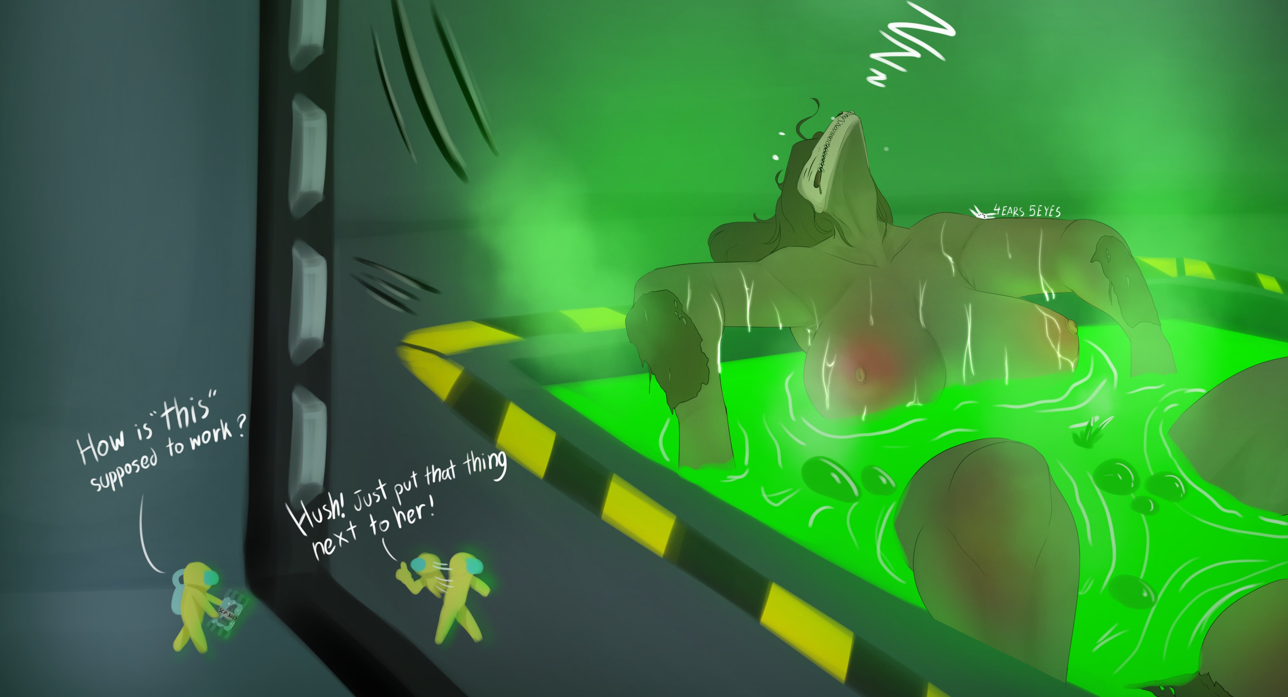 Green wallpaper sextape scp