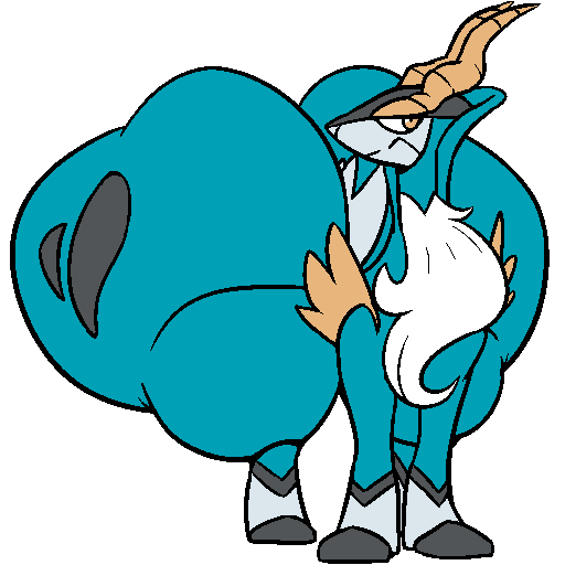 ambiguous_gender big_butt blue_body blue_fur bottom_heavy bubble_butt butt feral fur hooves horn huge_butt huge_hips huge_thighs hyper hyper_butt hyper_hips obese obese_ambiguous obese_feral overweight overweight_ambiguous overweight_feral simple_background solo thick_thighs transparent_background white_body white_fur wide_hips storebrandgenerics nintendo pokemon bovid caprine cobalion generation_5_pokemon goat legendary_pokemon mammal pokemon_(species) rocky_mountain_goat 1:1 2023 alpha_channel colored digital_media_(artwork) flat_colors