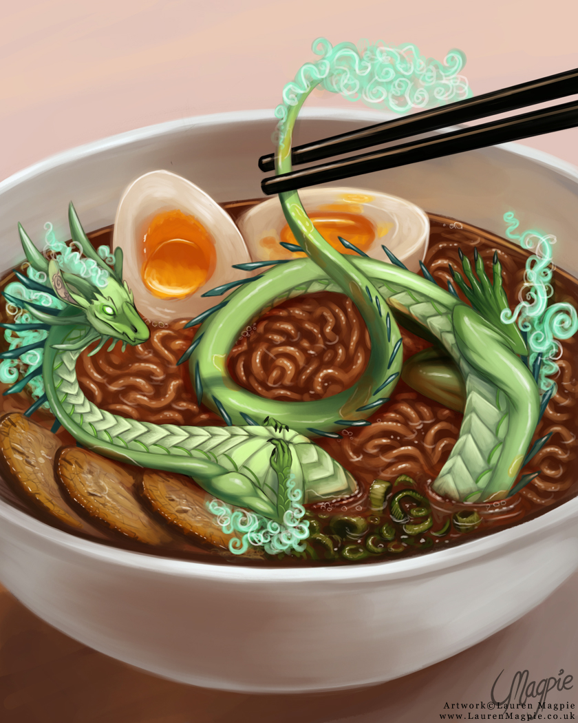 ambiguous_gender chopsticks egg feral food green_body horn in_food micro noodles on_food partially_submerged ramen serpentine simple_background solo soup tail laurenmagpie asian_mythology east_asian_mythology flight_rising mythology windsinger dragon eastern_dragon mythological_creature mythological_scalie scalie 2015 4:5