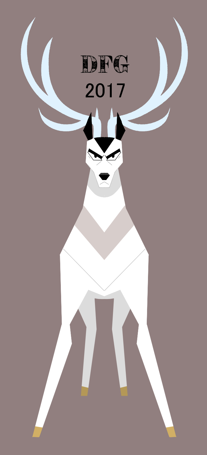 alternate_species feral feralized male simple_background solo dragonfoxgirl samurai_jack samurai_jack_(character) deer mammal 2017 hi_res