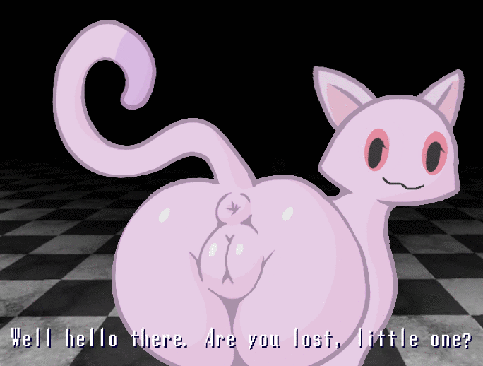 :3 anus butt female feral genitals plump_labia presenting presenting_anus presenting_hindquarters presenting_pussy puffy_anus pussy smile solo tail tail_motion tailwag text cyanu spooky's_jump_scare_mansion the_cat_(shojs) domestic_cat felid feline felis mammal 2d_animation animated english_text motion_tweening short_playtime