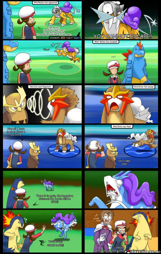 big_eyes bodily_fluids commentary derp_eyes drooling female feral fire group humor legendary_trio male open_mouth saliva scarred_for_life stephi-jk teeth text unknown_artist nintendo pokemon eusine_(pokemon) canid entei feraligatr generation_2_pokemon legendary_beasts legendary_pokemon mammal noctowl pokemon_(species) raikou suicune typhlosion comic digital_media_(artwork) english_text