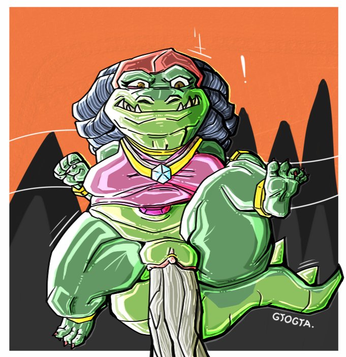 accident anthro big_breasts big_butt breasts butt clothing dreadlocks female glistening glistening_body glistening_skin solo gtogta sly_cooper_(series) sony_corporation sony_interactive_entertainment sucker_punch_productions mz._ruby crocodilian reptile scalie