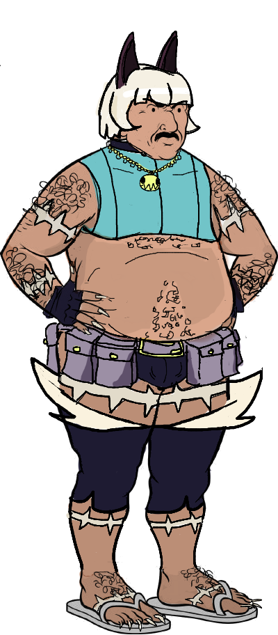 bob_cut clothing facial_hair fingerless_gloves gloves hair handwear male mustache not_furry scar simple_background solo what white_background white_hair unknown_artist adult_swim aqua_teen_hunger_force cartoon_network skullgirls carl_brutananadilewski nadia_fortune humanoid