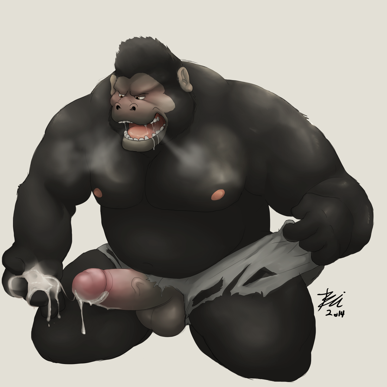 Gay gorilla porn