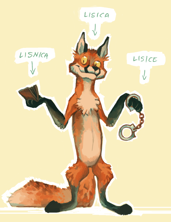 anthro black_body black_ears black_fur countershade_torso countershading cuff_(restraint) front_view fur gloves_(marking) handcuffs holding_wallet leg_markings looking_at_viewer markings metal_cuffs nude orange_body orange_fur orange_tail restraints shackles simple_background socks_(marking) solo tail tan_body tan_countershading tan_fur text wallet keaze canid canine fox mammal 2016 croatian_text full-length_portrait portrait translation_request