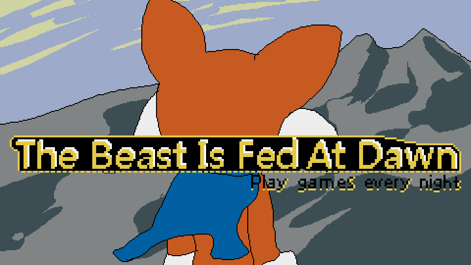 anthro cape clothing humor jumping male solo horatio_svetlana lucky's_tale_(series) playful_corp. canid canine fox mammal game_(disambiguation) 16:9 animated short_playtime widescreen