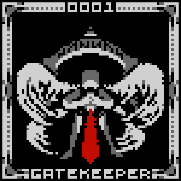 16-bit 4_wings ambiguous_gender biped black_background border feathered_wings feathers gateway grey_border grey_text holding_melee_weapon holding_object holding_sword holding_weapon melee_weapon multi_wing number scp-001 simple_background solo standing sword text weapon wings snarferman scp_foundation scp-001_(the_gate_guardian) angel humanoid winged_humanoid 1:1 digital_media_(artwork) english_text partially_colored pixel_(artwork) restricted_palette