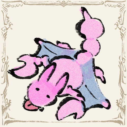 ambiguous_gender fangs membrane_(anatomy) membranous_wings pink_body simple_background solo tail teeth tongue tongue_out wings otiksimr nintendo pokemon generation_2_pokemon gligar pokemon_(species) 1:1 2024 low_res