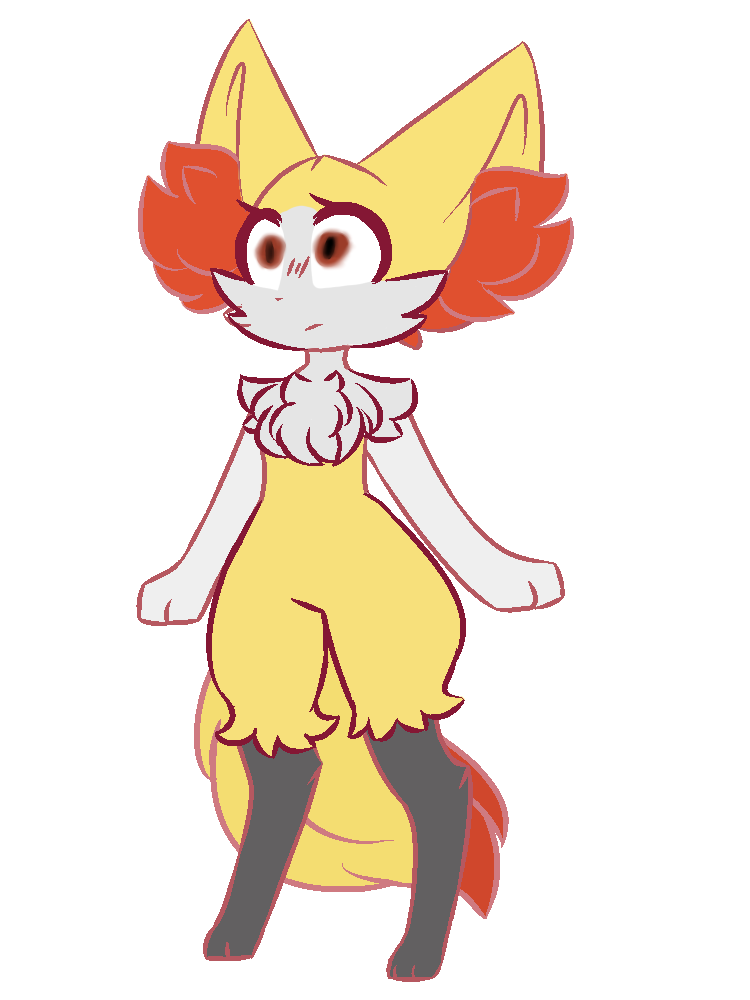 anthro looking_away male simple_background solo videx nintendo pokemon smoke_rasbarry braixen canid canine generation_6_pokemon humanoid mammal pokemon_(species) 2023 3:4 alpha_channel digital_media_(artwork) andromorph_(lore)