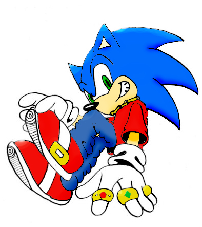 anthro bling blue_body blue_fur bottomwear clothing fur gangster gloves green_eyes handwear looking_at_viewer male pants ring shirt side_mouth simple_background solo topwear white_background white_clothing white_gloves white_handwear unknown_artist sega sonic_the_hedgehog_(series) sonic_the_hedgehog eulipotyphlan hedgehog mammal low_res