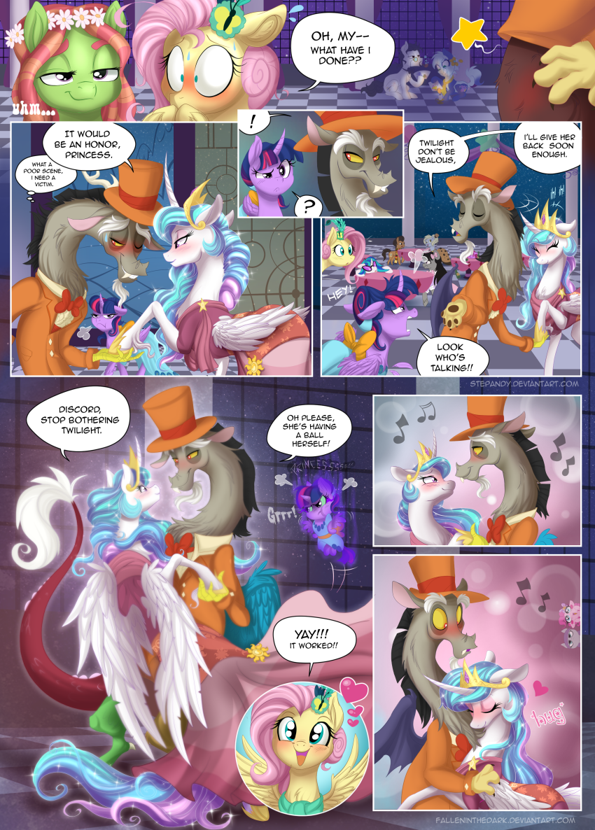 feathered_wings feathers female feral group horn male parody smile text wings falleninthedark stepanda friendship_is_magic hasbro my_little_pony mythology derpy_hooves_(mlp) discord_(mlp) doctor_whooves_(mlp) fluttershy_(mlp) maud_pie_(mlp) octavia_(mlp) pinkie_pie_(mlp) princess_celestia_(mlp) tree_hugger_(mlp) twilight_sparkle_(mlp) vinyl_scratch_(mlp) chimera draconequus earth_pony equid equine horse mammal mythological_creature mythological_equine pegasus pony winged_unicorn 2015 english_text